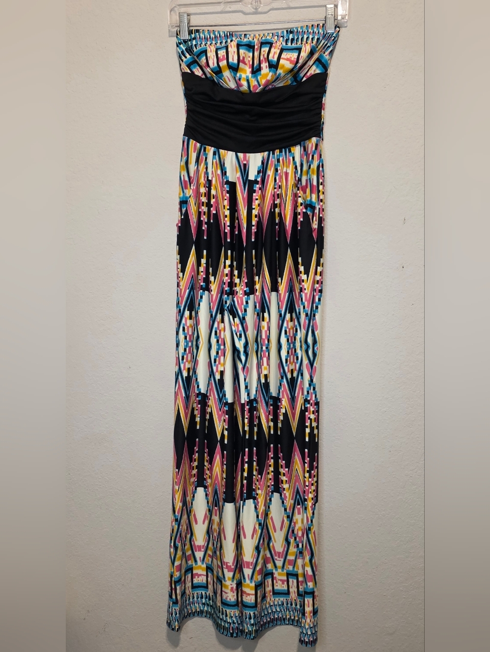 Stitch Btween Strapless Jumpsuit Colorful Beach Vacation Resortwear Size Small